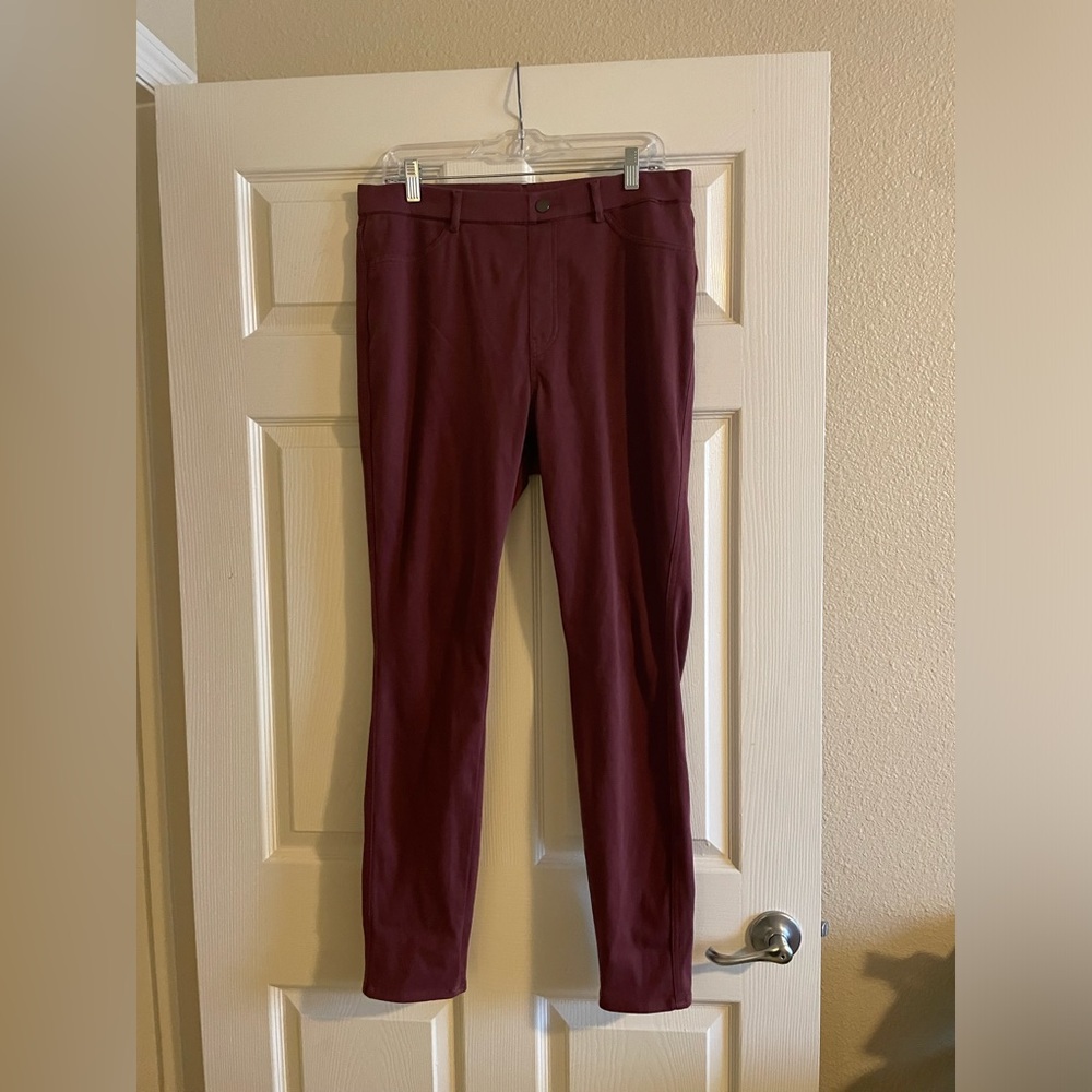 Plum mauve comfy jeggings - like new
